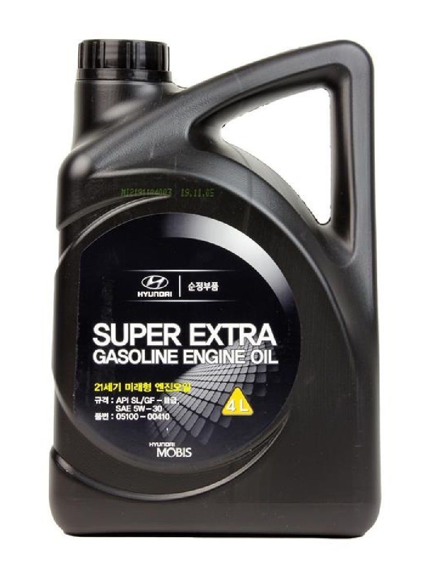 HYUNDAI/KIA Super Extra Gasoline 5W-30 полусинтетическое 4 л