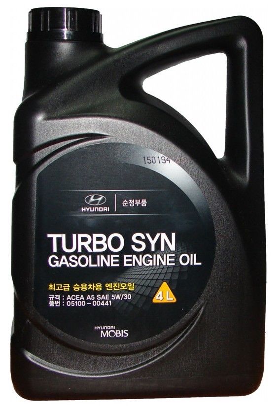 Моторное масло Hyundai-KIA Turbo Syn Gasoline 5W-30 Синтетическое 4 л